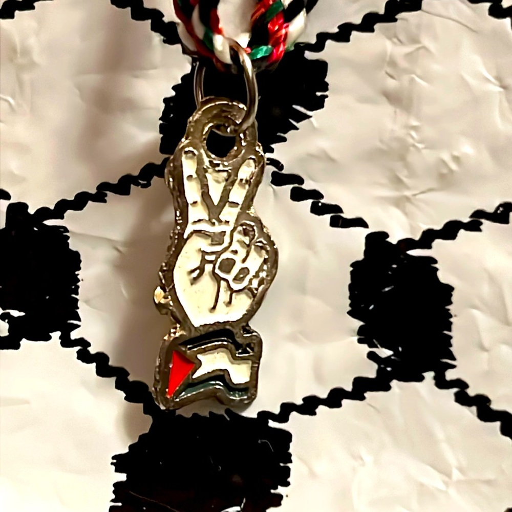 KEEP THE PEACE NECKLACE HANDMADE UNISEX
